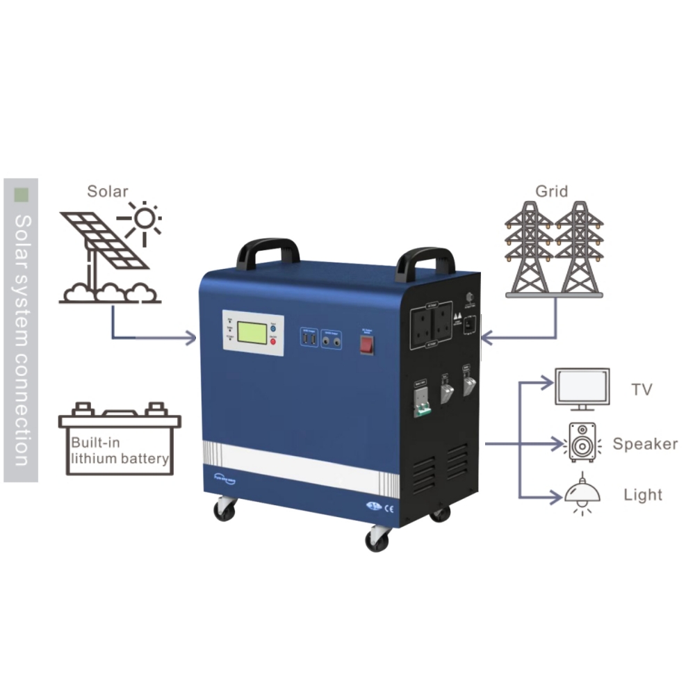 2kwPower Solar Generator 100Ah - Outdoor Uninterruptible Power Supply reseña y precio