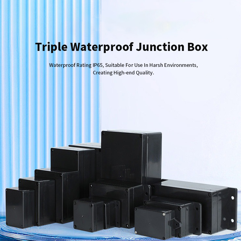 Triple Waterproof Junction Box - Outdoor Power Supply Box reseña y precio