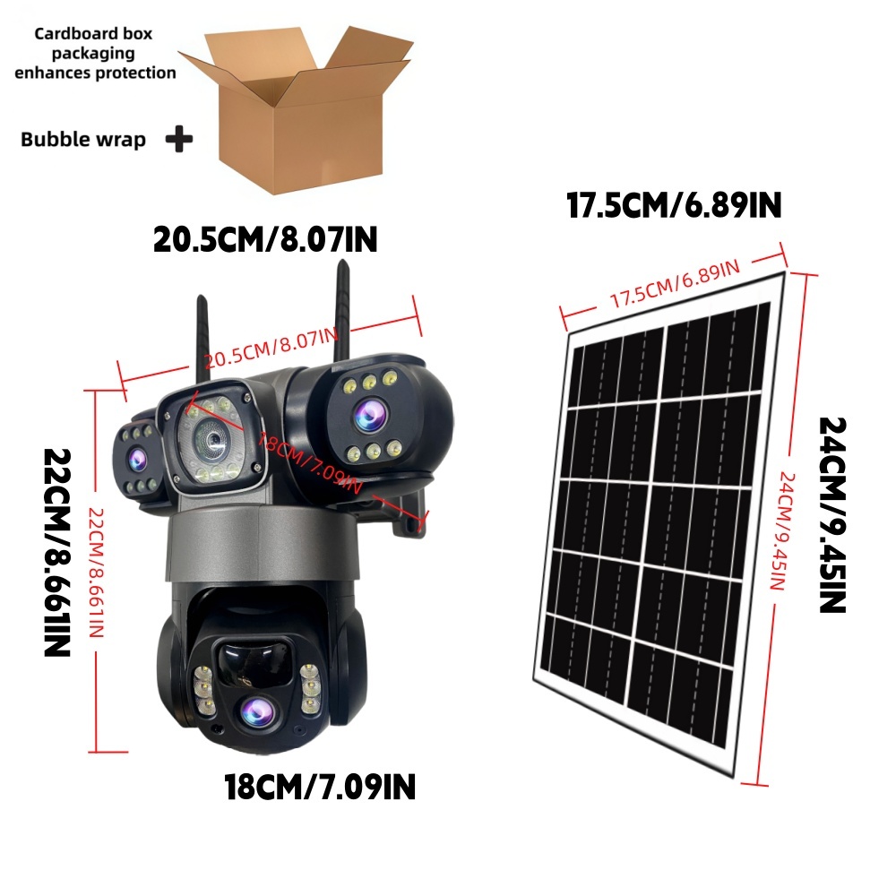 Solar-Powered Security Camera  - Outdoor Power G Motion reseña y precio