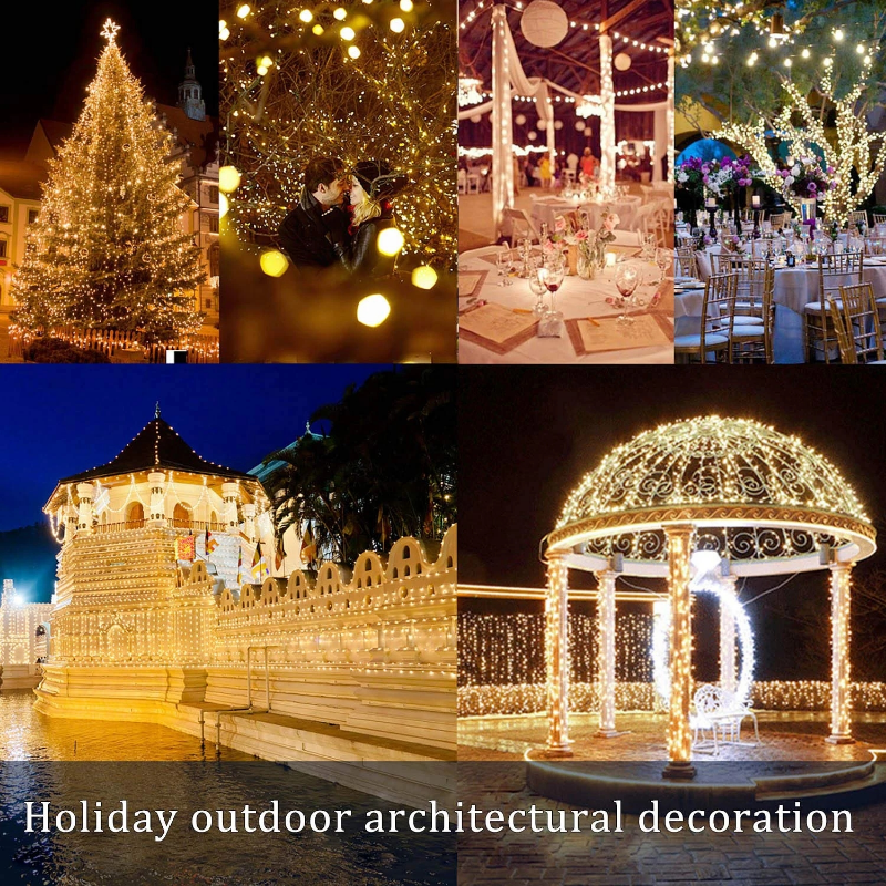 32M 300Leds Outdoor Waterproof - Outdoor Power For Christmas Lights reseña y precio