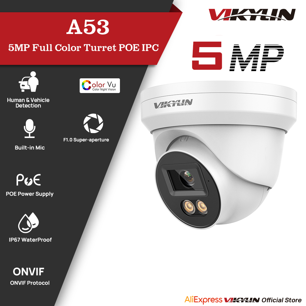 VIKYLIN 5MP IP Security Camera - Outdoor Power G Motion reseña y precio