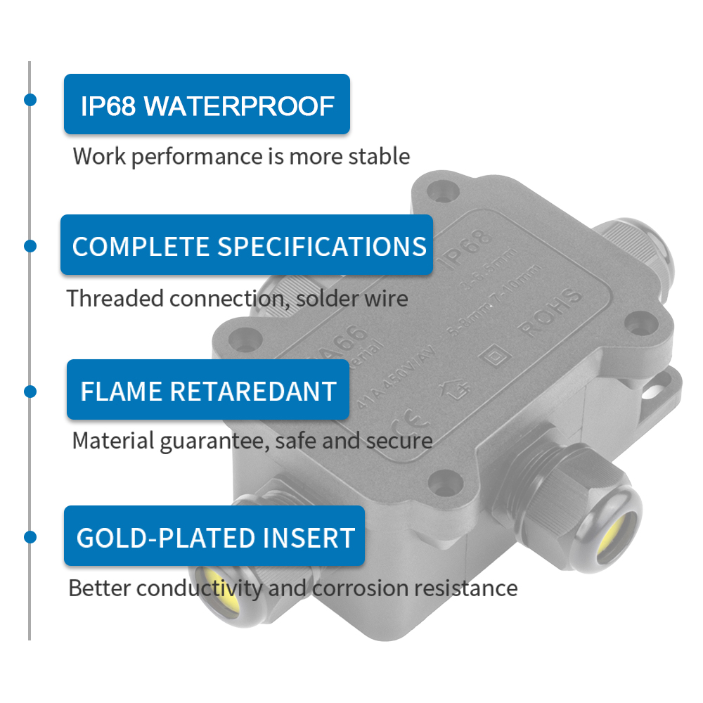 IP68 Waterproof Junction Box O - Outdoor Power Supply Box reseña y precio