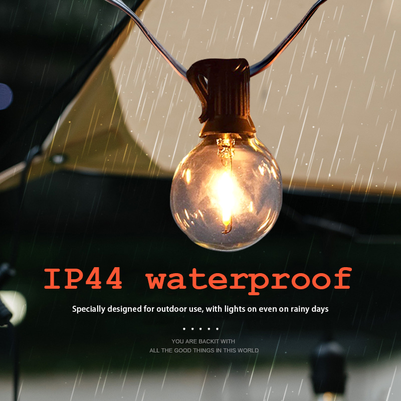 Outdoor 40LED G40 Bulbs Weddin - Outdoor Power For Christmas Lights reseña y precio