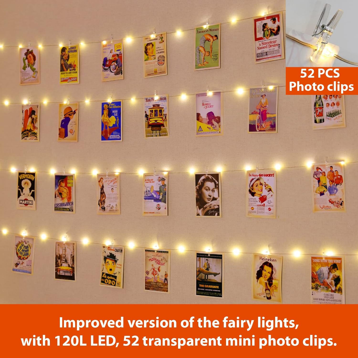 120LED 40Ft Fairy String Light - Outdoor Power With Timer reseña y precio
