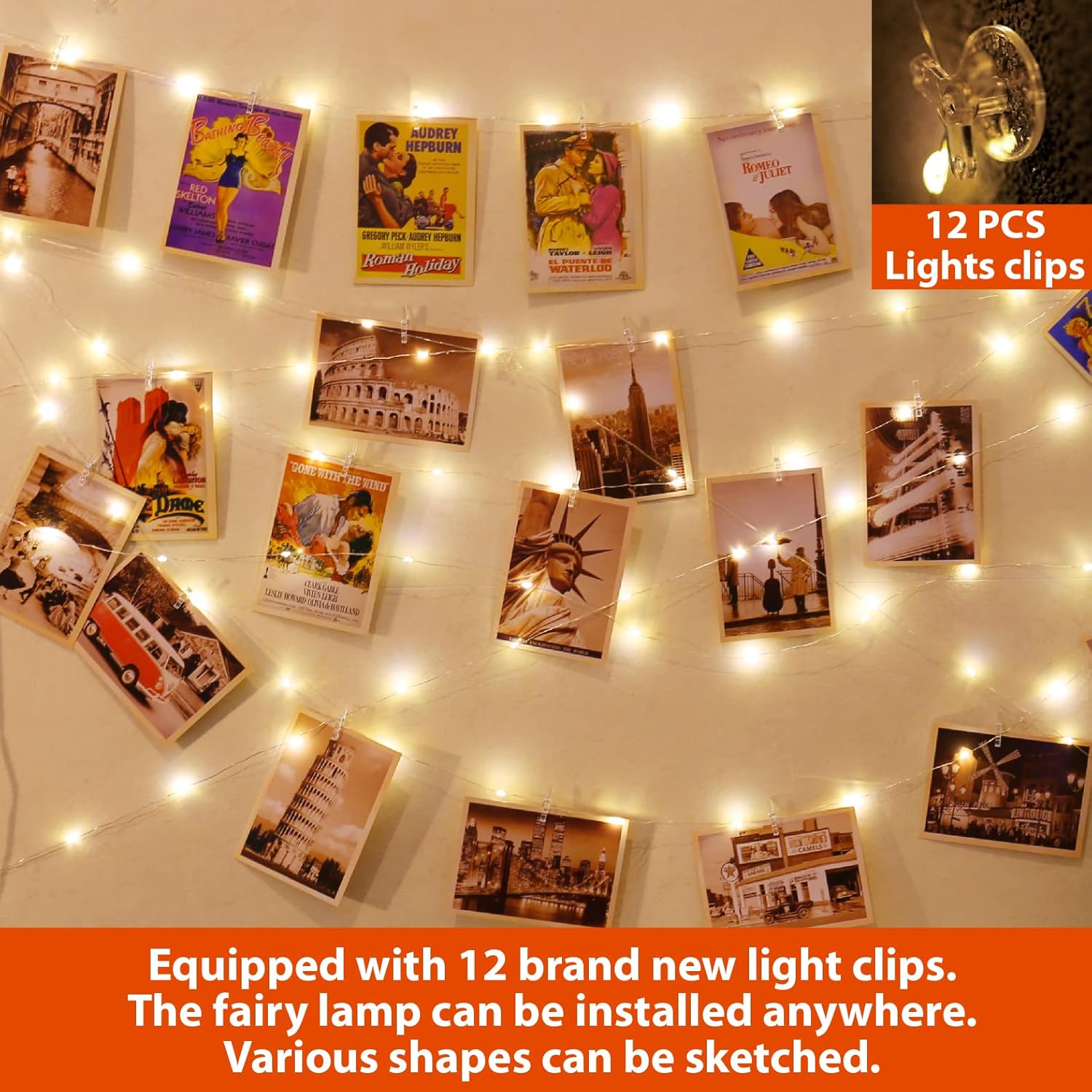 120LED 40Ft Fairy String Light - Outdoor Power With Timer reseña y precio