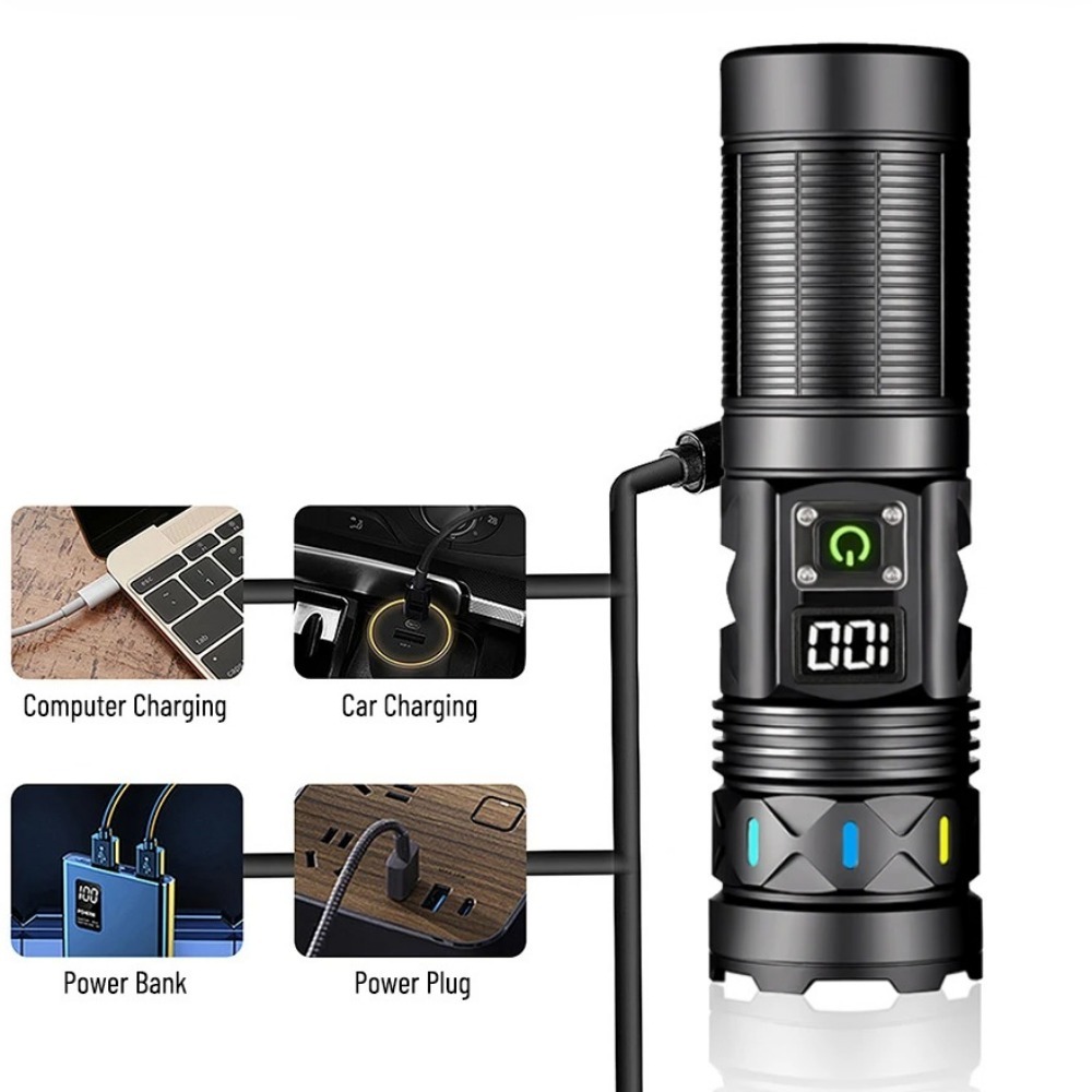 High Power LED Flashlight Tele - Outdoor Power For Camping reseña y precio