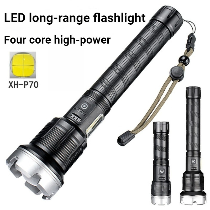 High-power LED Flashlight Tele - Outdoor Power For Camping reseña y precio