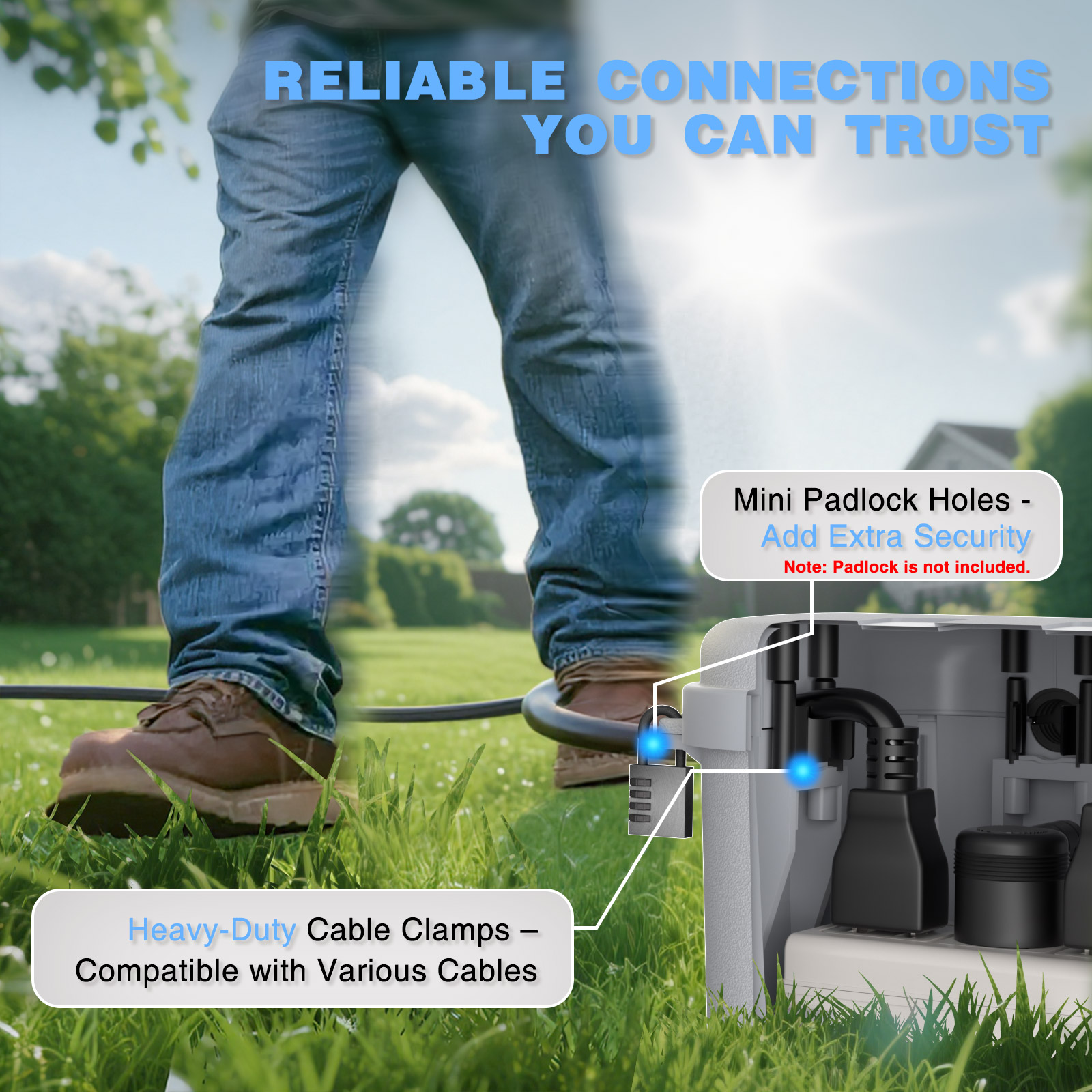IP54 Waterproof Extension Cord - Outdoor Power With Timer reseña y precio